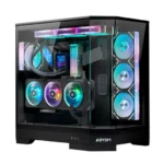 Abysm DANUBE SAVA H600 Cristal Templado USB 3.2 Negra - Imagen 6