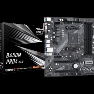 Asrock B450M Pro4 R2.0 AMD B450 Zócalo AM4 micro ATX
