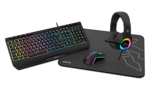 KROM KIT GAMING 4 en 1 KENYA. RGB