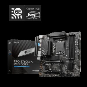 MSI PRO B760M-A WIFI DDR4 placa base LGA 1700 micro ATX