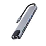 Ewent EW1146 base para portátil y replicador de puertos Alámbrico USB 3.2 Gen 1 (3.1 Gen 1) Type-C Gris