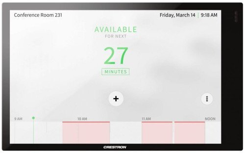 CRESTRON 7 IN. WALL MOUNT TOUCH SCREEN, BLACK SMOOTH (TSW-770-B-S) 6510813