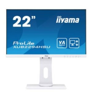 MONITOR IIYAMA 21,5" XUB2294HSU-W2, FHD, 75HZ, 4 MS, VGA, HDMI, DISPLAYPORT,ALT, REG ALT, GIRO, INCL