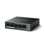 Mercusys MS105GP switch Gigabit Ethernet (10/100/1000) Energía sobre Ethernet (PoE) Negro - Imagen 2