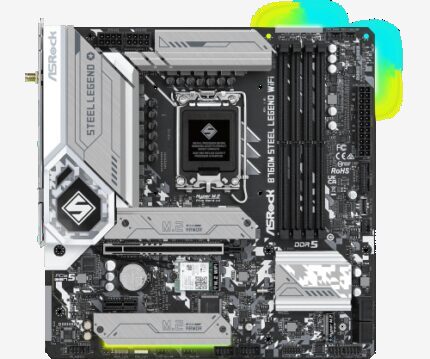 Asrock B760M Steel Legend WiFi Intel B760 LGA 1700 micro ATX