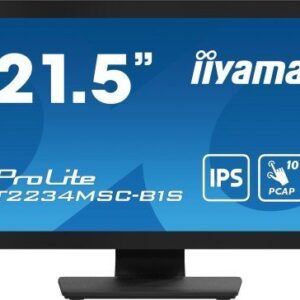 iiyama ProLite T2234MSC-B1S pantalla para PC 54,6 cm (21.5") 1920 x 1080 Pixeles Full HD Pantalla táctil Negro
