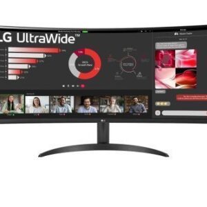 LG 34WR50QC-B.AEU pantalla para PC 86,4 cm (34") 3440 x 1440 Pixeles UltraWide Quad HD LCD Negro