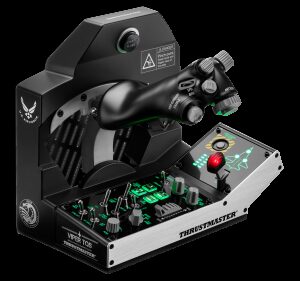Thrustmaster VIPER TQS MISSION PACK Negro USB Joystick/Palanca de control lateral + cuadrante de aceleración PC