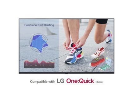 LG 43UL3J-M pantalla de señalización Pantalla plana para señalización digital 109,2 cm (43") LCD Wifi 300 cd / m² 4K Ultra HD Azul Web OS 16/7