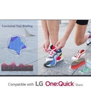 LG 50UL3J-M pantalla de señalización Pantalla plana para señalización digital 127 cm (50") LCD Wifi 400 cd / m² 4K Ultra HD Azul Web OS 16/7