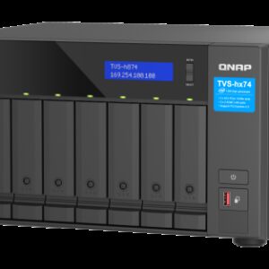 QNAP TVS-H874T-I9-64G servidor de almacenamiento NAS Torre Ethernet Negro