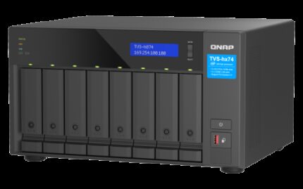 QNAP TVS-H874T-I9-64G servidor de almacenamiento NAS Torre Ethernet Negro