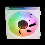 MARS GAMING MF-LINKFINITY, 120MM PWM MODULAR FAN, LINKFINITY CONTACT SYSTEM, INFINITY MIRROR ARGB 360º, WHITE