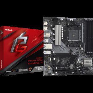 Asrock B550M Phantom Gaming 4 AMD B550 Zócalo AM4 micro ATX