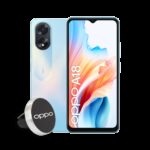 OPPO A18 16,7 cm (6.56") SIM doble Android 13 4G USB Tipo C 4 GB 128 GB 5000 mAh Negro