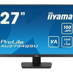 iiyama ProLite XU2794QSU-B6 pantalla para PC 68,6 cm (27") 2560 x 1440 Pixeles Wide Quad HD LCD Negro