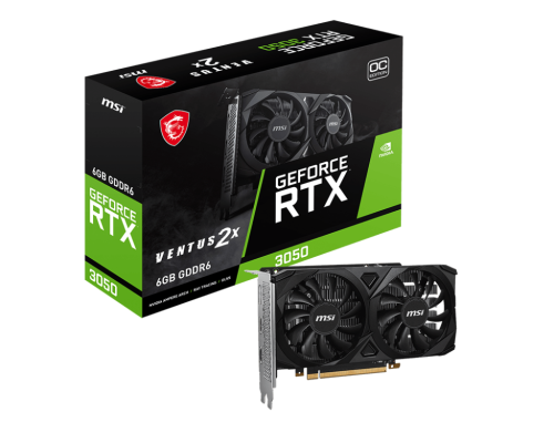 MSI Geforce RTX 3050 VENTUS 2X 6G OC NVIDIA 6 GB GDDR6