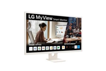LG MONITOR (32SR50F-W) SMART MONITOR 32" WEBOS 23. PANEL IPS (NORMAL): 1920X1080, SRGB 99%, 250NITS, 3000:1, DIAG. 80CM, HDR10. ENTRADAS: 2XHDMI2.1, 2XUSB VESA 100X100 / BLANCO