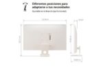 LG MONITOR (32SR50F-W) SMART MONITOR 32" WEBOS 23. PANEL IPS (NORMAL): 1920X1080, SRGB 99%, 250NITS, 3000:1, DIAG. 80CM, HDR10. ENTRADAS: 2XHDMI2.1, 2XUSB VESA 100X100 / BLANCO - Imagen 2
