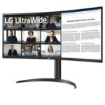 LG MONITOR (34WR55QC-B) CURVO ULTRAWIDE 34" / PANTALLA WQHD HDR10 / 3440 X 1440 / FRECUENCIA 100 HZ / USB TYPE-C / NEGRO