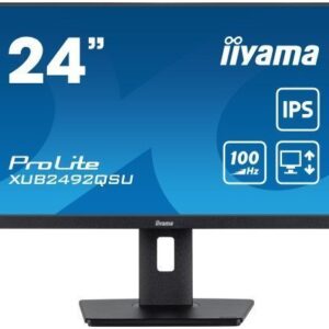 iiyama ProLite XUB2492QSU-B1 pantalla para PC 60,5 cm (23.8") 2560 x 1440 Pixeles Wide Quad HD LED Negro
