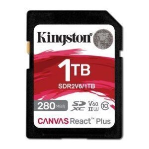 Kingston Technology Canvas React Plus 1 TB SDXC UHS-II Clase 10