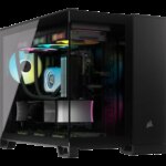 CAJA CORSAIR 2500D AIRFLOW DUAL CHAMBER M-ATX NEGRA CC-9011263-WW