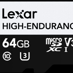 Lexar High-Endurance 64 GB MicroSDXC UHS-I Clase 10