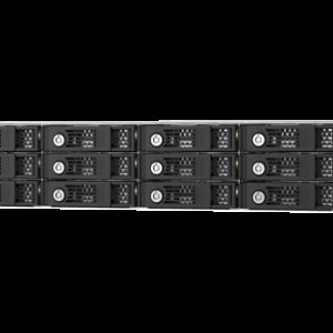 QNAP TL-R1200PES-RP caja para disco duro externo Carcasa de disco duro/SSD Negro, Gris 2.5/3.5"