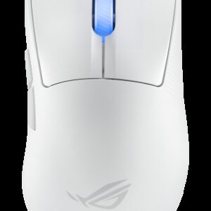 ASUS ROG Keris II Ace Wireless AimPoint White ratón mano derecha RF Wireless + Bluetooth + USB Type-A Óptico 42000 DPI