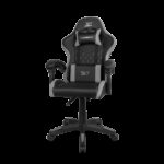 DRIFT DR35BG silla para videojuegos Silla para videojuegos de PC Asiento acolchado Negro, Gris