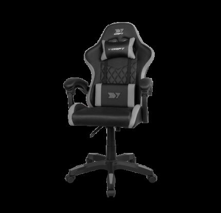 DRIFT DR35BG silla para videojuegos Silla para videojuegos de PC Asiento acolchado Negro, Gris