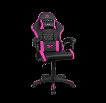 DRIFT DR35 Silla para videojuegos de PC Asiento acolchado Negro, Rosa