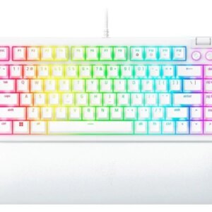 TECLADO RAZER BLACKWIDOW V4 75% BLANCO (USA) (RZ03-05001700-R3M1)
