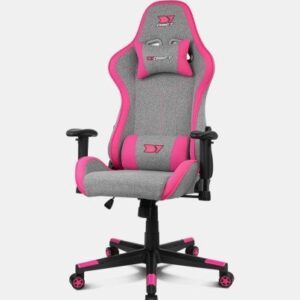 DRIFT DR90 PRO Silla para videojuegos de PC Asiento acolchado Gris, Rosa