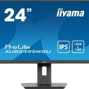 iiyama ProLite XUB2495WSU-B7 pantalla para PC 61 cm (24") 1920 x 1200 Pixeles 4K Ultra HD LED Negro