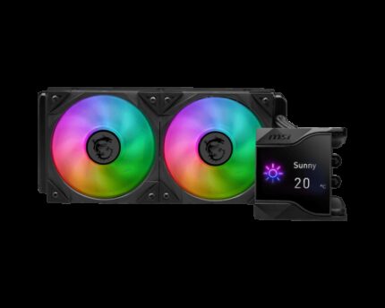 MSI MPG CORELIQUID D240 sistema de refrigeración para ordenador Procesador Kit de refrigeración líquida Negro 1 pieza(s)