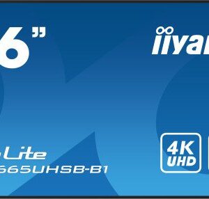 MONITOR IIYAMA 86" , UHD IPS PANEL, HAZE 1%, 800CD/M, HORIZ Y VERT, SIGNAL FAILOVER, MM 2X 10W,  HDMI 2X, DP, USB 2.0 X2, WIFI, LAN, MEDIA PLAY USB PORT, CONTROL LAN / RS232C, IISIGNAGE2 (CMS/DMS), E-SHARE, ANDROID 11 OS,  24/7 OPERATION, VESA  (600X