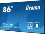 MONITOR IIYAMA 86" , UHD IPS PANEL, HAZE 1%, 800CD/M, HORIZ Y VERT, SIGNAL FAILOVER, MM 2X 10W,  HDMI 2X, DP, USB 2.0 X2, WIFI, LAN, MEDIA PLAY USB PORT, CONTROL LAN / RS232C, IISIGNAGE2 (CMS/DMS), E-SHARE, ANDROID 11 OS,  24/7 OPERATION, VESA  (600X - Imagen 7