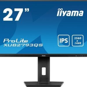 iiyama ProLite XU2793QS-B6 pantalla para PC 68,6 cm (27") 2560 x 1440 Pixeles 2K Ultra HD LED Negro