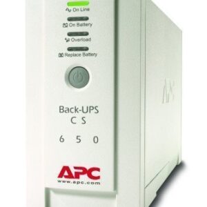 APC Back-UPS sistema de alimentación ininterrumpida (UPS) En espera (Fuera de línea) o Standby (Offline) 0,65 kVA 400 W 4 salidas AC