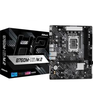 PLACA ASROCK B760M-H2/M.2,INTEL,1700,B760,2DDR5,96GB,HDMI+DP,4SATA+2M.2,5USB 3.2+1USB-C,GBLAN,MATX