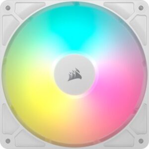VENTILADOR CAJA CORSAIR RS ARGB Series 140 White 140mm ARGB Fan Single Pack CO-9050186-WW