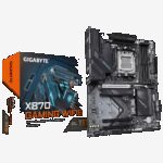 GIGABYTE X870 GAMING WIFI6 Placa Base - Compatible con CPUs AMD Ryzen 9000, VRM de 8+2+2 fases, hasta 8000MHz DDR5 (OC), 1x PCIe 5.0 + 3x M.2, Wi-Fi 6, 2.5GbE LAN, USB 3.2 Gen 2x2