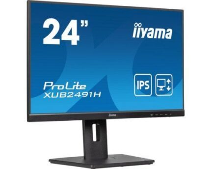 MONITOR IIYAMA 24", PANEL IPS, 100HZ, HDMI, DISPLAY PORTS. (NO ALTAVOCES). REGULABLE.