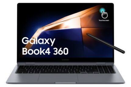 Samsung Galaxy Book4 360 NP754QGK-KG2ES ordenador portatil Intel Core 7 150U Híbrido (2-en-1) 39,6 cm (15.6") Pantalla táctil Full HD 16 GB LPDDR5x-SDRAM 512 GB SSD Wi-Fi 6E (802.11ax) Windows 11 Pro Gris