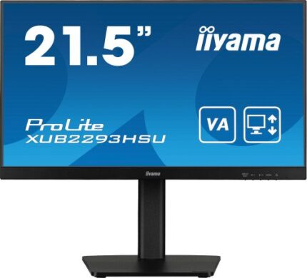 IIYAMA MONITOR IPS DE 21.5’’ SIN BORDES DE 3 LADOS Y CON CONCENTRADOR USB, FRECUENCIA DE ACTUALIZACIÓN DE 100HZ Y CON SOPORTE AJUSTABLE EN ALTURA