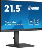 IIYAMA MONITOR IPS DE 21.5’’ SIN BORDES DE 3 LADOS Y CON CONCENTRADOR USB, FRECUENCIA DE ACTUALIZACIÓN DE 100HZ Y CON SOPORTE AJUSTABLE EN ALTURA - Imagen 3