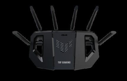 ASUS TUF Gaming BE6500 (TUF-BE6500) router inalámbrico 2.5 Gigabit Ethernet Doble banda (2,4 GHz / 5 GHz) Negro