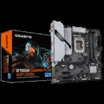 GIGABYTE B760M GAMING PLUS WIFI DDR4 Placa base - Compatible con procesadores Intel Core de 14ª generación, VRM de 4+1+1 fases, hasta 5333 MHz DDR4 (OC), 2xPCIe 4.0 M.2, Wi-Fi 6, LAN 1 GbE, USB 3.2 Gen 1